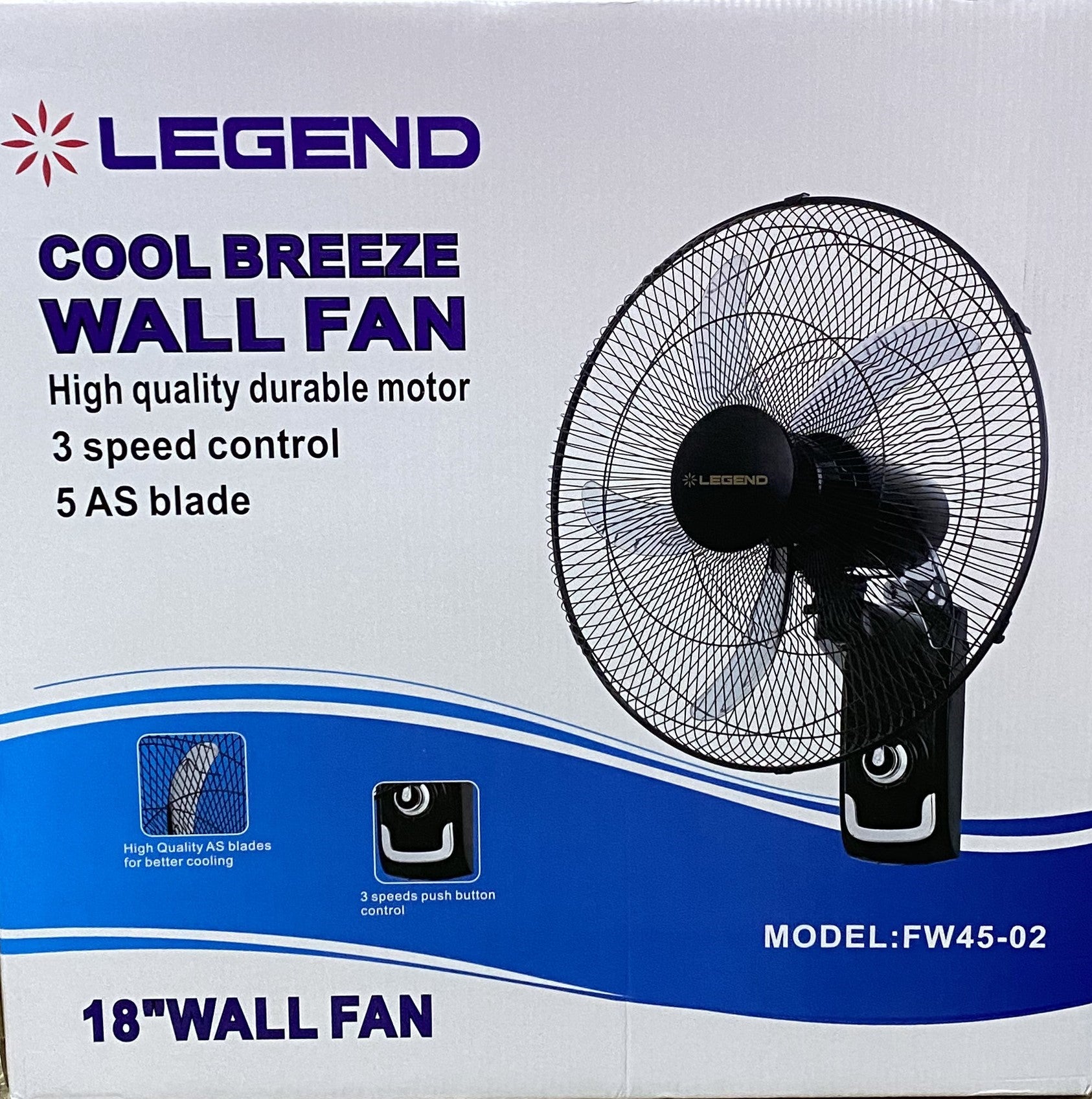 LEGEND 18" Wall Fan - Legend Appliances