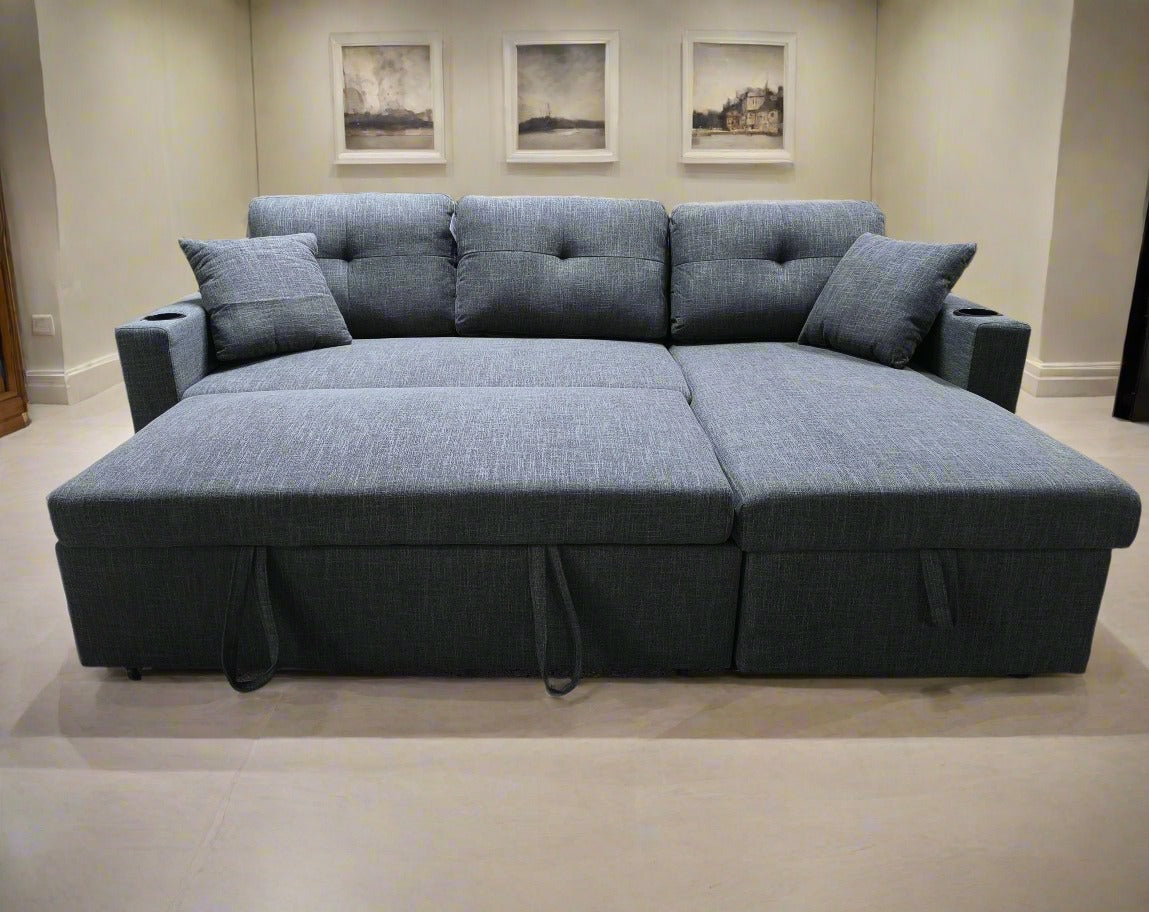 Linstead Pullout sofabed with Storage - Legend Appliances