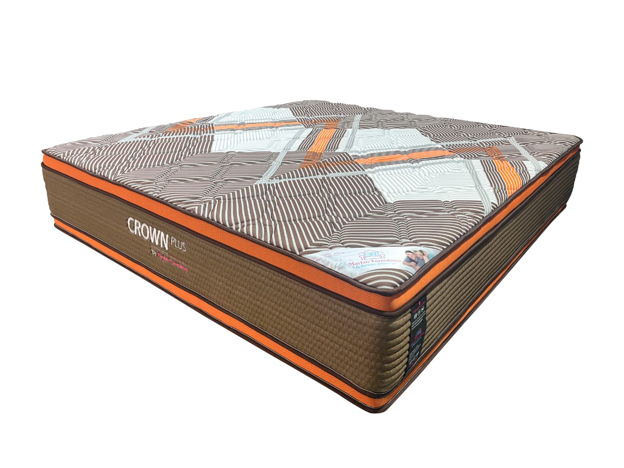 Crown Plus 16" 2 side euro top mattress ( Orthopedic Mattress ) - Legend Appliances