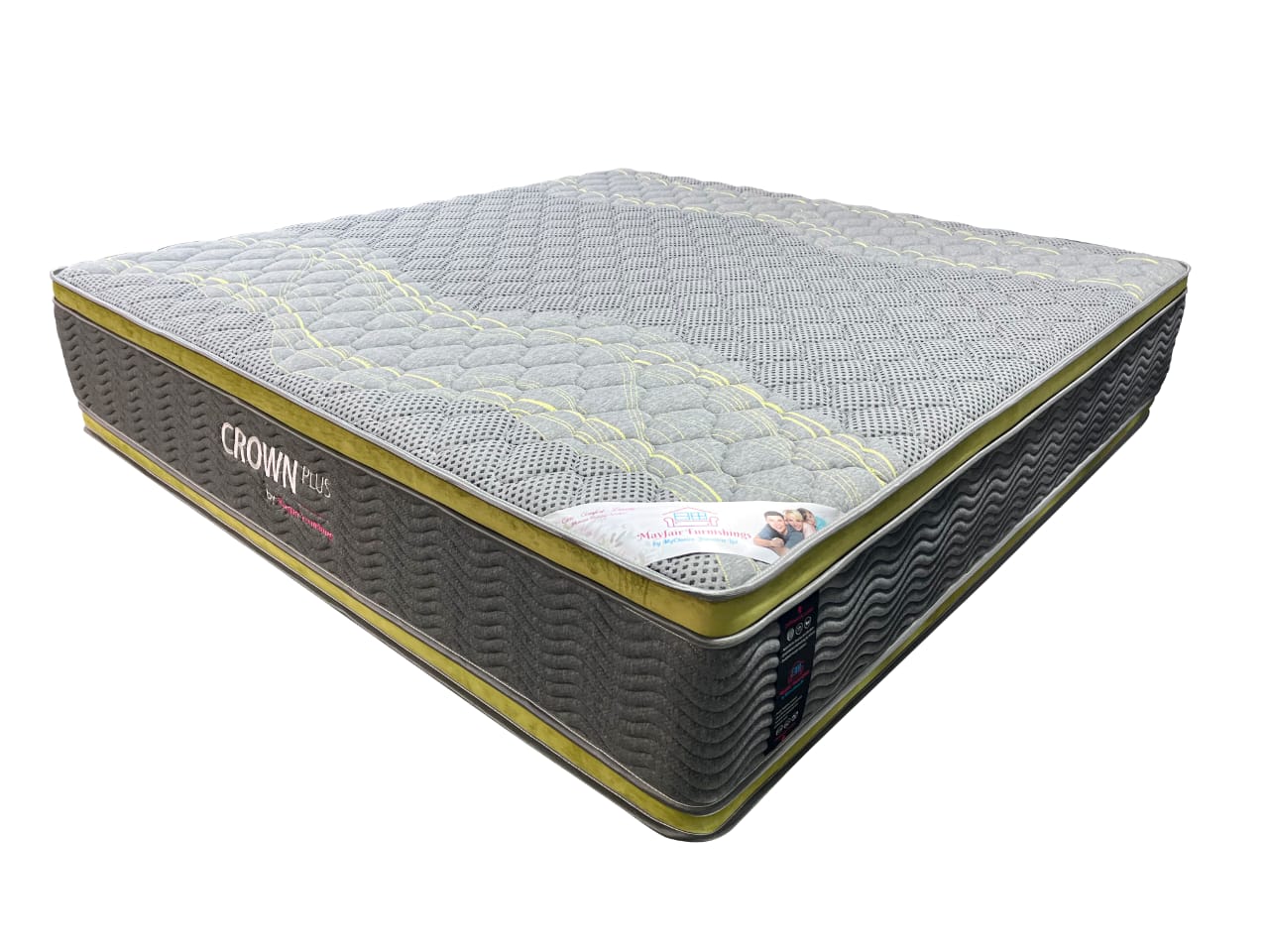 Crown Plus 16" 2 side euro top mattress ( Orthopedic Mattress ) - Legend Appliances
