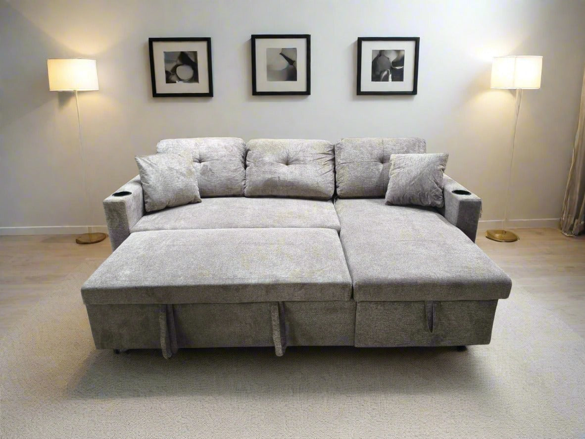 Linstead Pullout sofabed with Storage - Legend Appliances