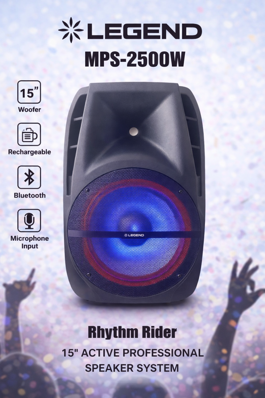 LEGEND RHYTHM RIDER SPEAKER - Legend Appliances