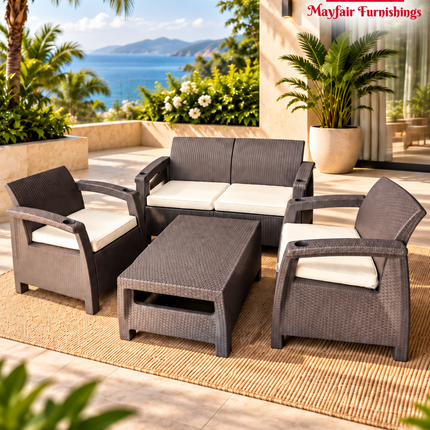 MAYFAIR PATIO SET 2-1-1 AND 3-1-1