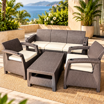 MAYFAIR PATIO SET 2-1-1 AND 3-1-1