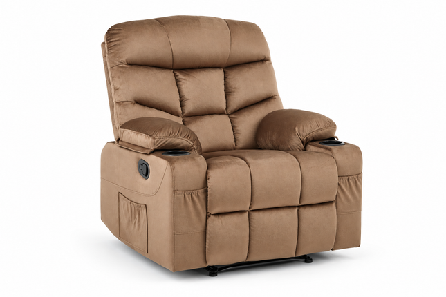 MAYFAIR SINGLE RECLINER 201 PLUSH VELVET - Legend Appliances