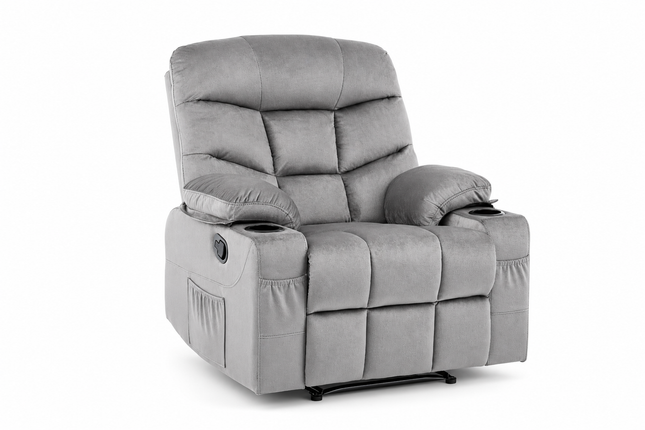 MAYFAIR SINGLE RECLINER 201 PLUSH VELVET - Legend Appliances