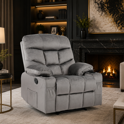 MAYFAIR SINGLE RECLINER 201 PLUSH VELVET