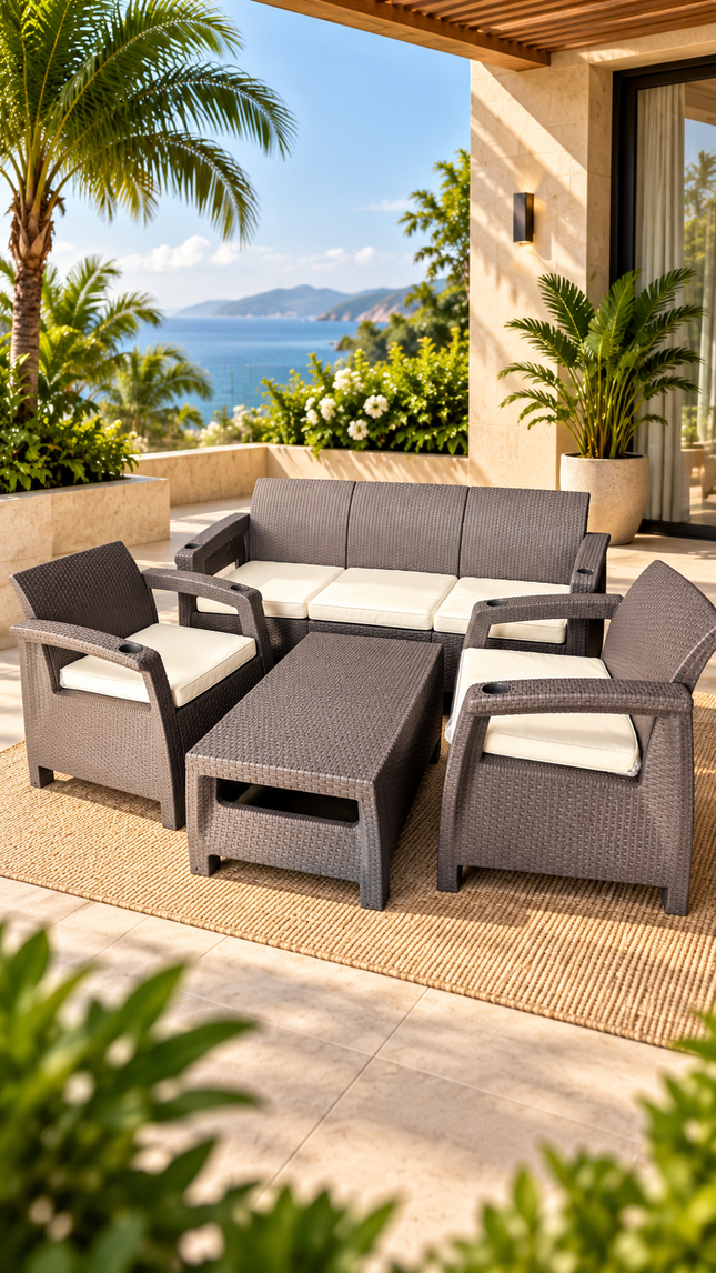 MAYFAIR PATIO SET 2-1-1 AND 3-1-1