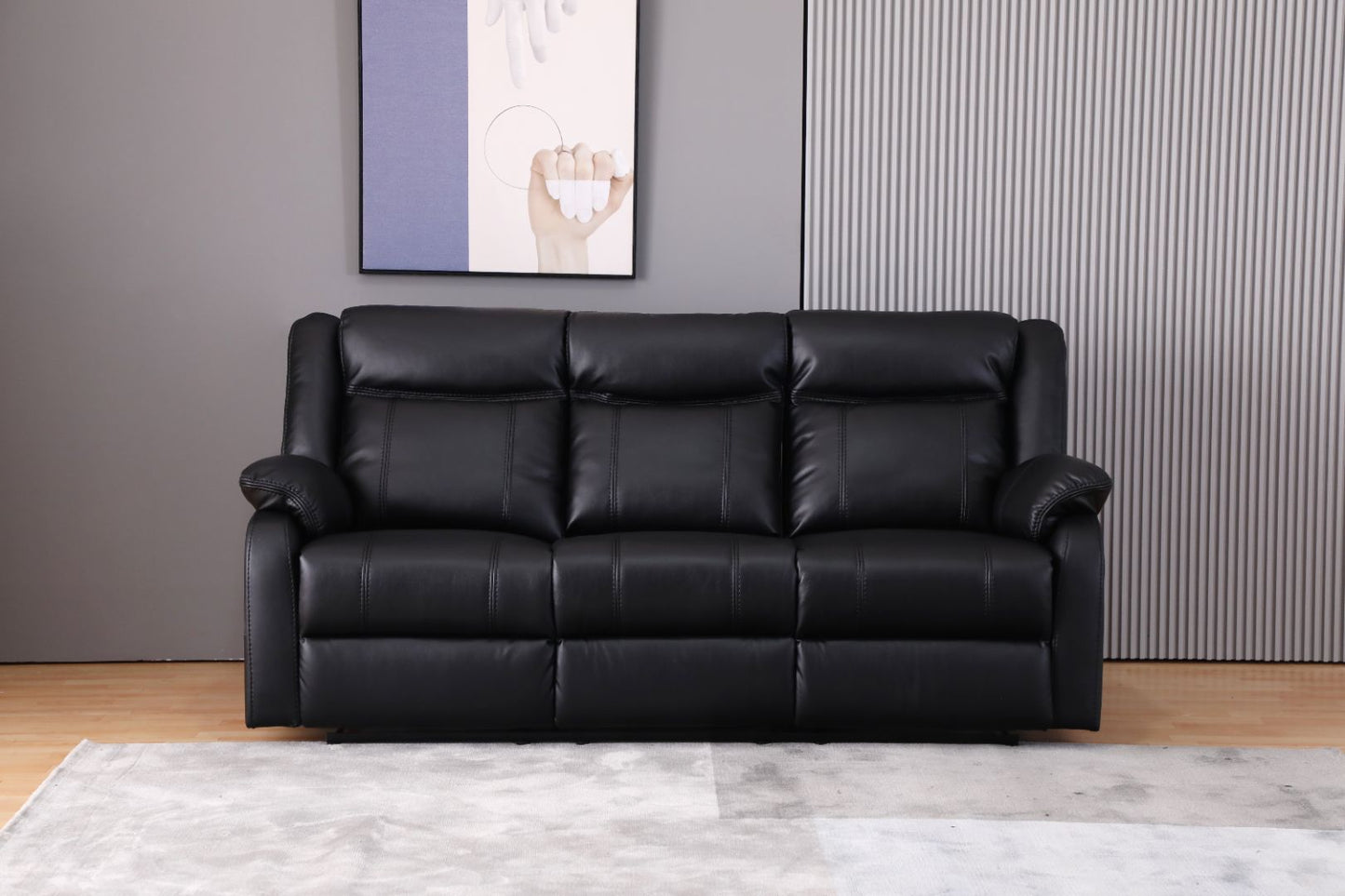 3-2-1 Recliner Sofa Set Leather