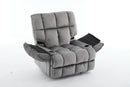 PUFFY SINGLE RECLINER WITH CUP HOLDER