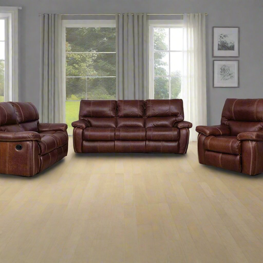 3-2-1 Recliner Sofa Set Leather