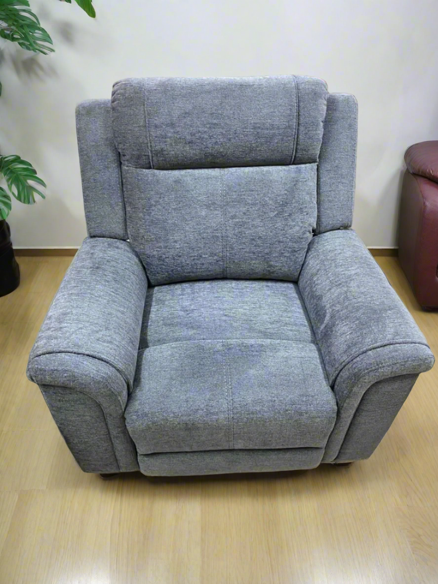 Blueish Gray Single Recliner #2513