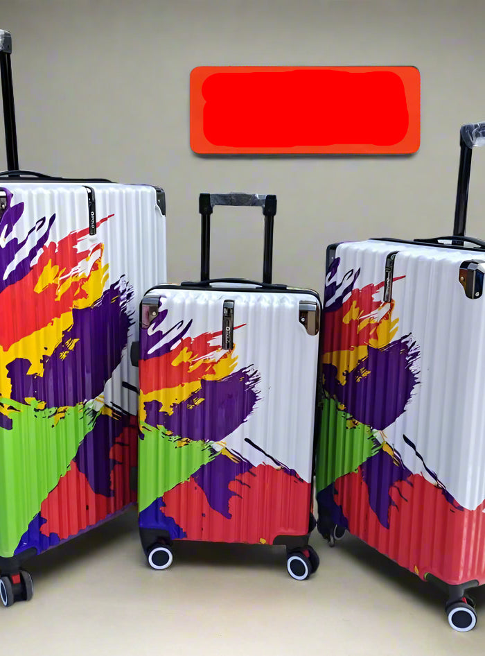 Plastic Heavy Duty Suit Case set Of 3 - Legend Appliances