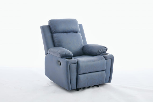 LAZY BOY SINGLE RECLINER WITH CUP HOLDER - Legend Appliances