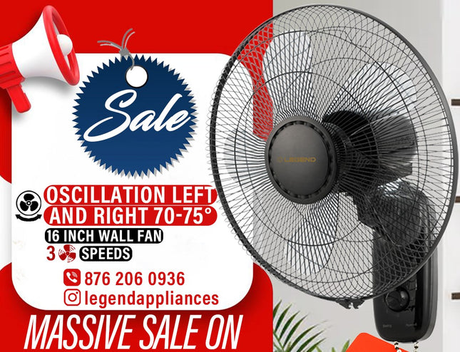 LEGEND 16" Wall Fan - Legend Appliances